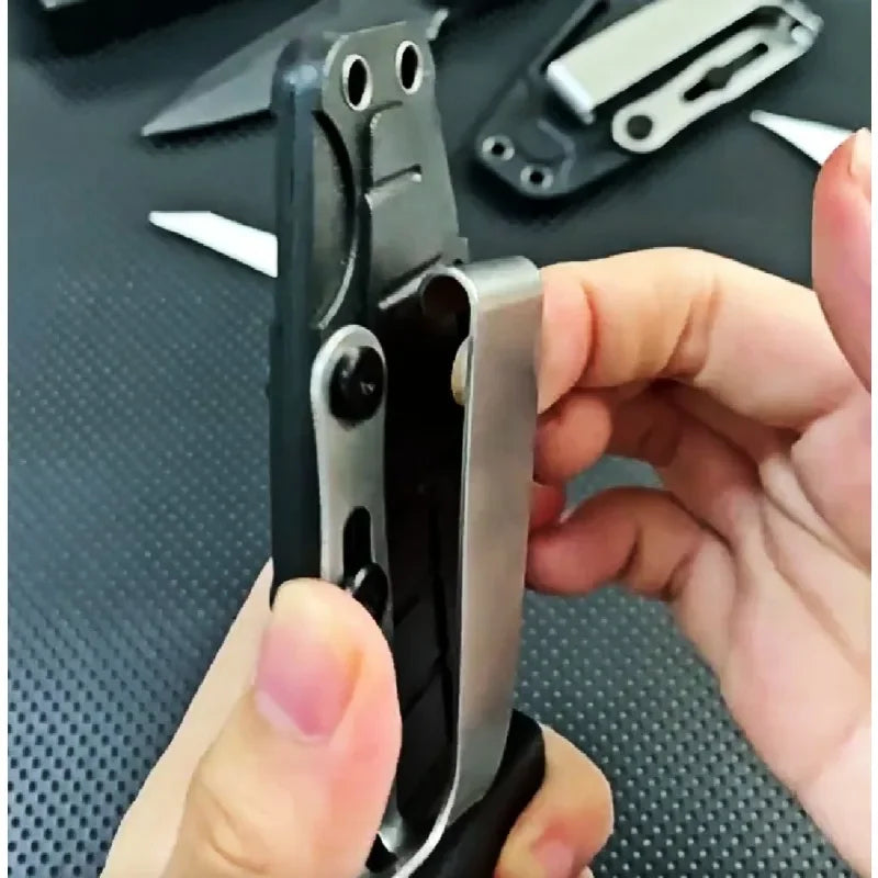 New Recommended Outdoor Tactical Knife High Hardness Multi-function Field Survival Knife Mini Portable Small Straight Knife by DarkByteGear
