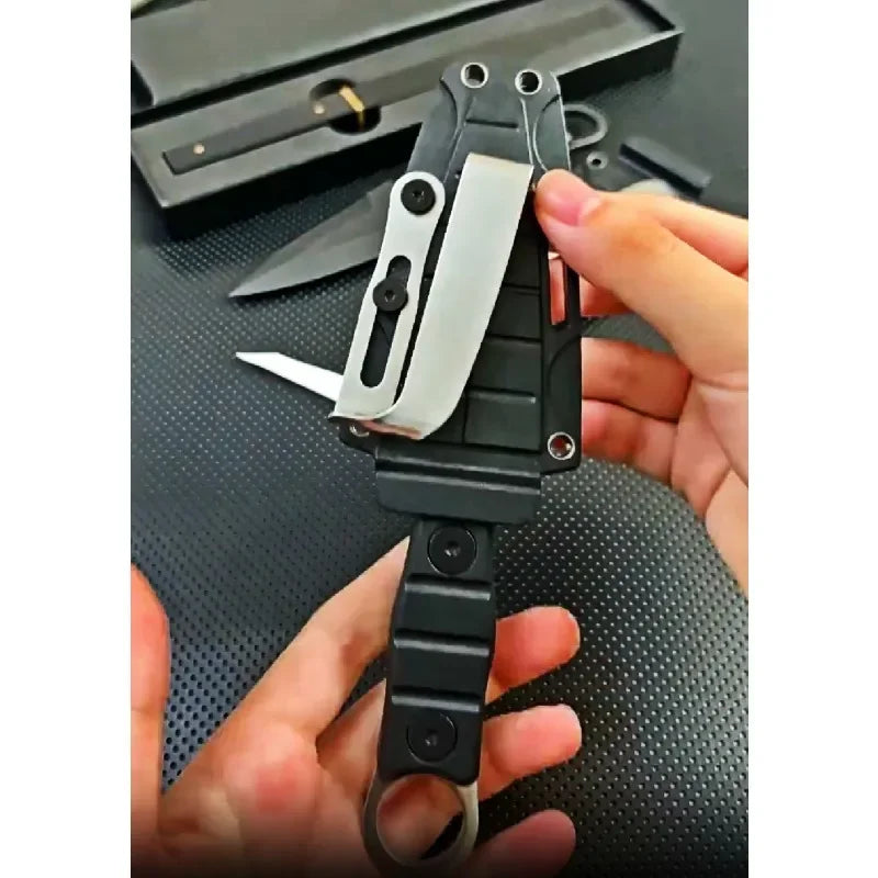 New Recommended Outdoor Tactical Knife High Hardness Multi-function Field Survival Knife Mini Portable Small Straight Knife by DarkByteGear
