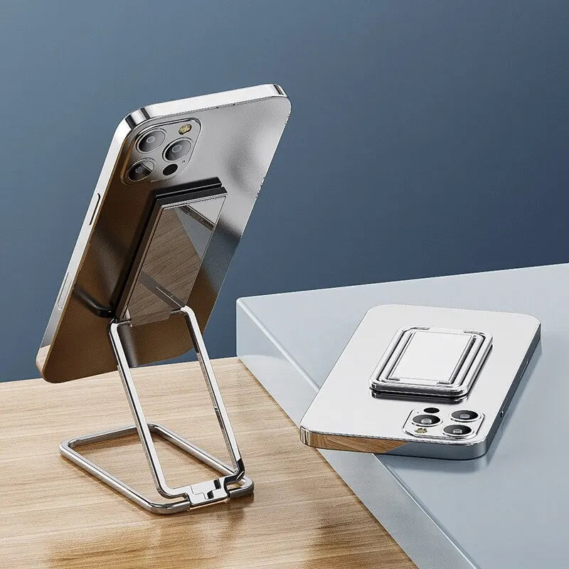 Metal Universal Finger Ring Phone Holder Stand Bracket Mini Phone Holder 360 Degree Rotating for Mobile Phone Pad Back Sticker by DarkByteGear