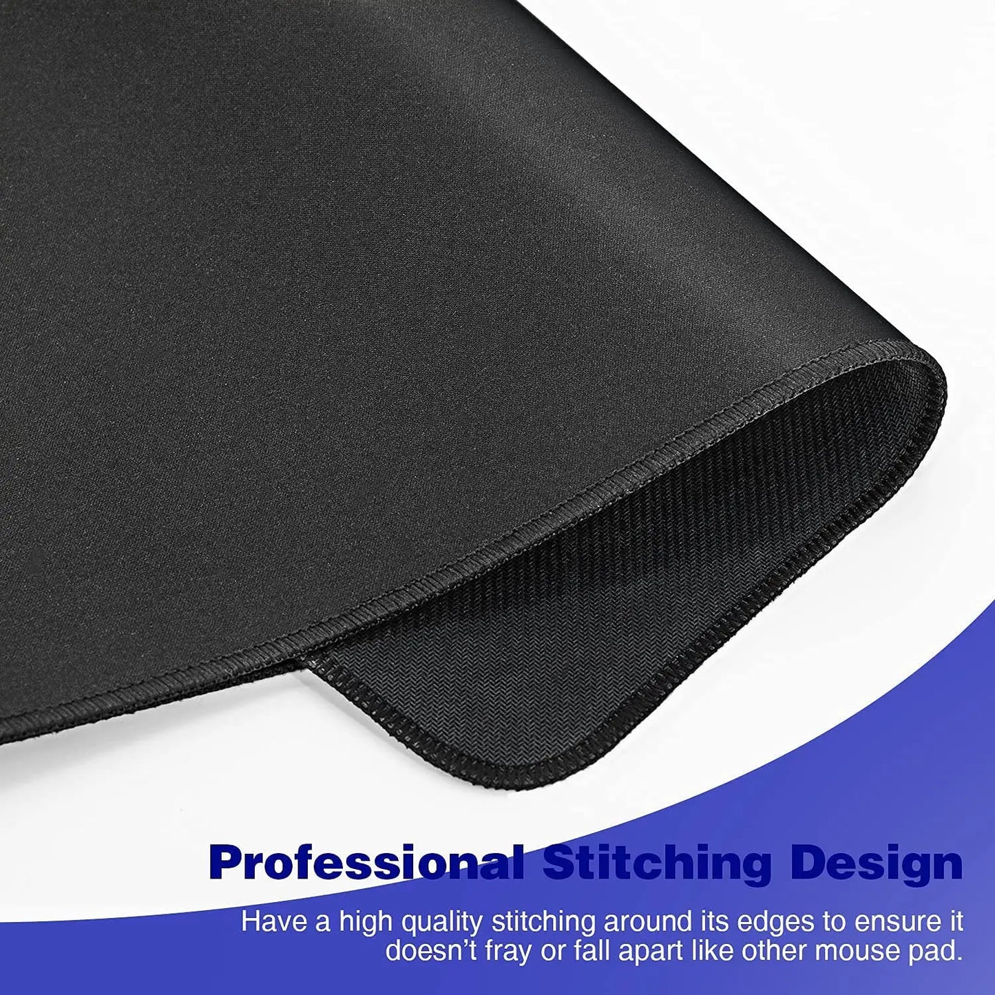 XXL Black Mouse Pad Gaming by DarkByteGear