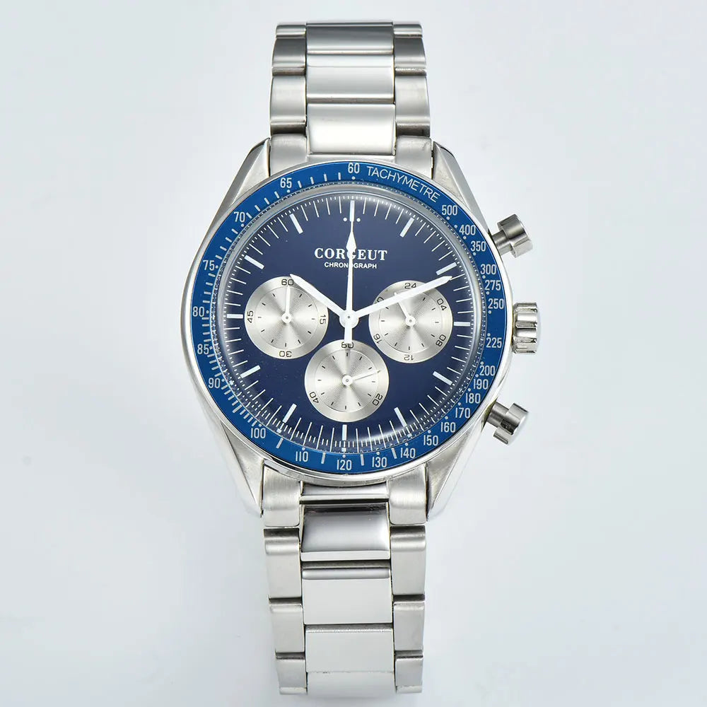 Corgeut 40MM Mens Chronograph Quartz Watch by DarkByteGear