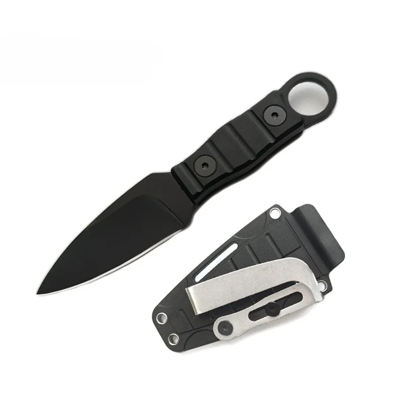 New Recommended Outdoor Tactical Knife High Hardness Multi-function Field Survival Knife Mini Portable Small Straight Knife by DarkByteGear