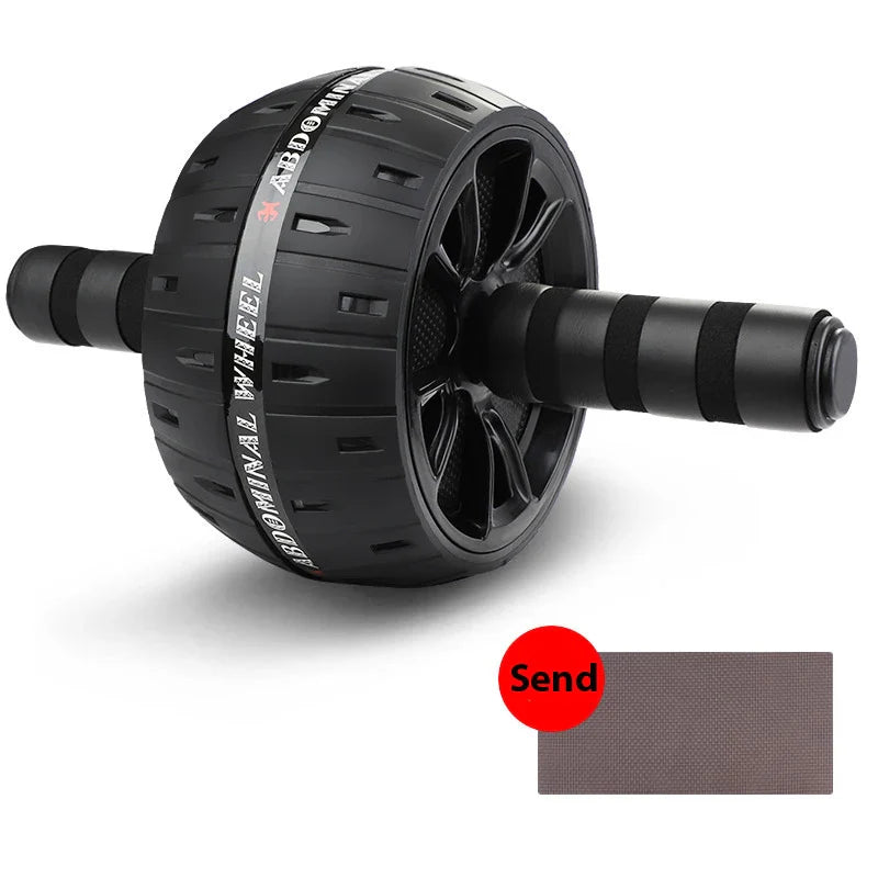 Big Ab Roller for Abs Workout Ab Roller Wheel Exercise Equipment For Core Workout Abdominal Wheel Roller For Home Gym Muscle by DarkByteGear