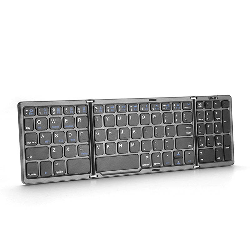 PixelMorph Mini Wireless Foldable Keyboard by DarkByteGear