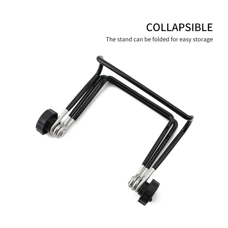 Portable Metal Tablet Stand Mount Foldable Desk Flexible Phone Stand for IPad IPhone Samsung Huawei Universal Work Home Travel by DarkByteGear