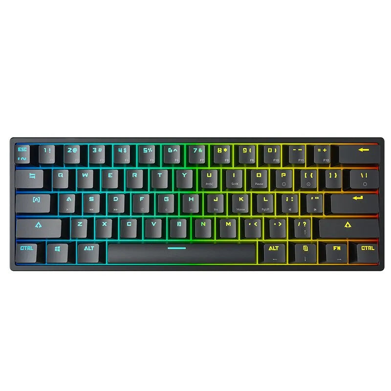 LEAVEN K620 Wired Mechanical Keyboard 61 Keys by DarkByteGear