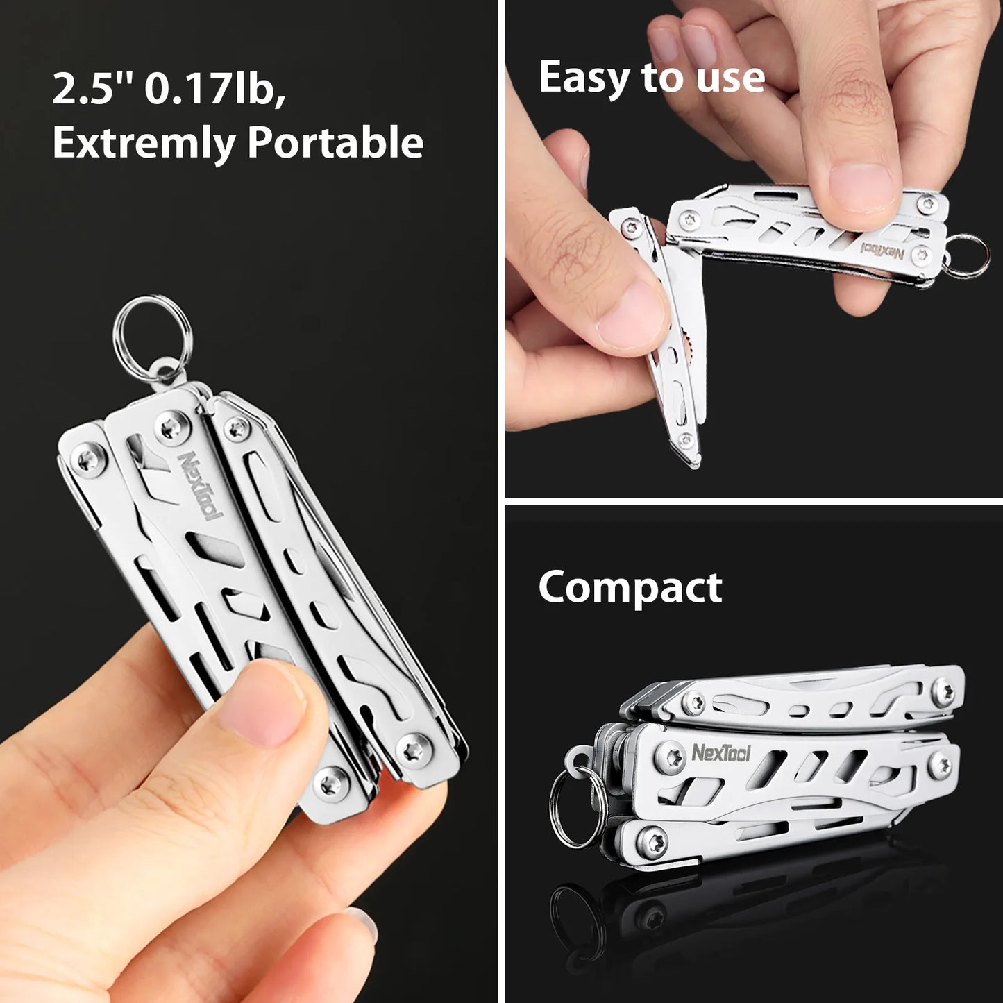 10 IN 1 Multi Functional Folding EDC Hand Tool by DarkByteGear