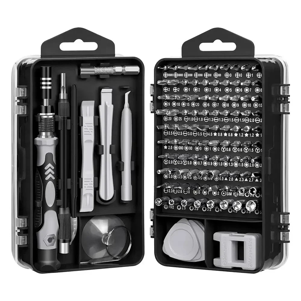 Electronics Screwdriver Set 115 in 1 Precision Screwdriver Tools Nut Driver Professional Magnetic Repair Tools Laptop Repair by DarkByteGear