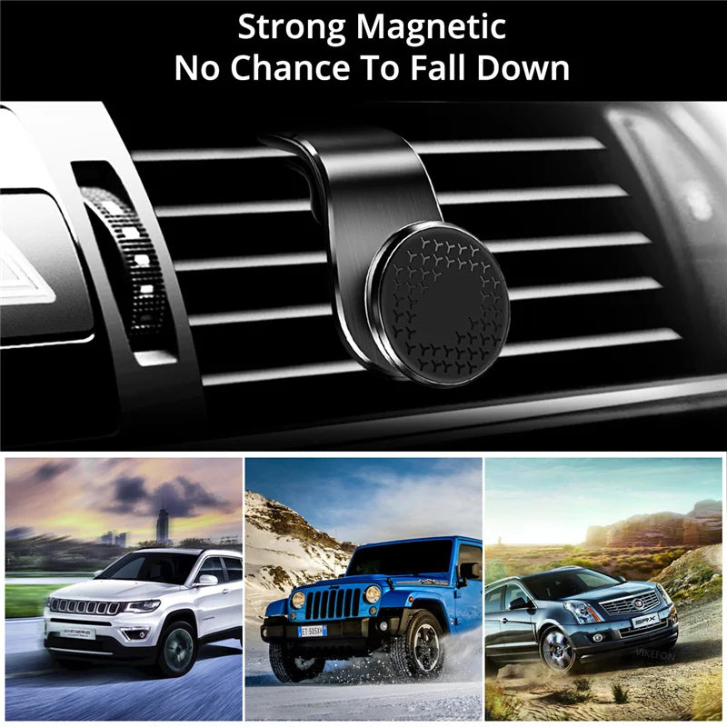 Magnetic Car Phone Holder Stand Air Vent Magnet Car Mount GPS Smartphone Mobile Support In Car Bracket for iPhone Samsung Xiaomi by DarkByteGear