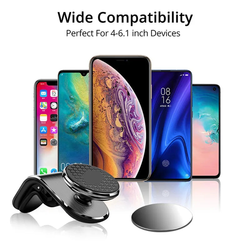 Magnetic Car Phone Holder Stand Air Vent Magnet Car Mount GPS Smartphone Mobile Support In Car Bracket for iPhone Samsung Xiaomi by DarkByteGear