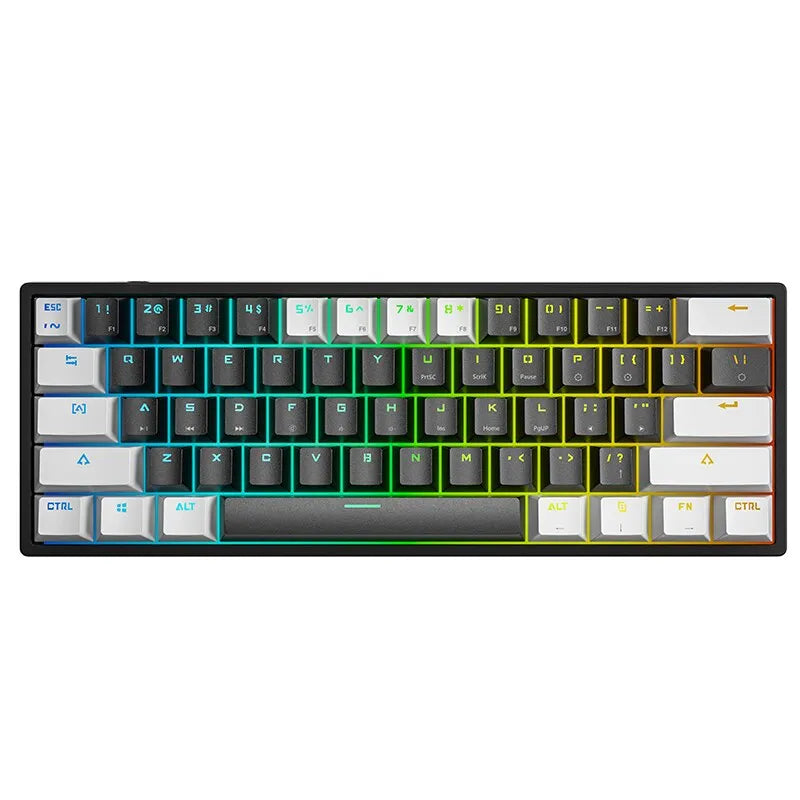 LEAVEN K620 Wired Mechanical Keyboard 61 Keys by DarkByteGear