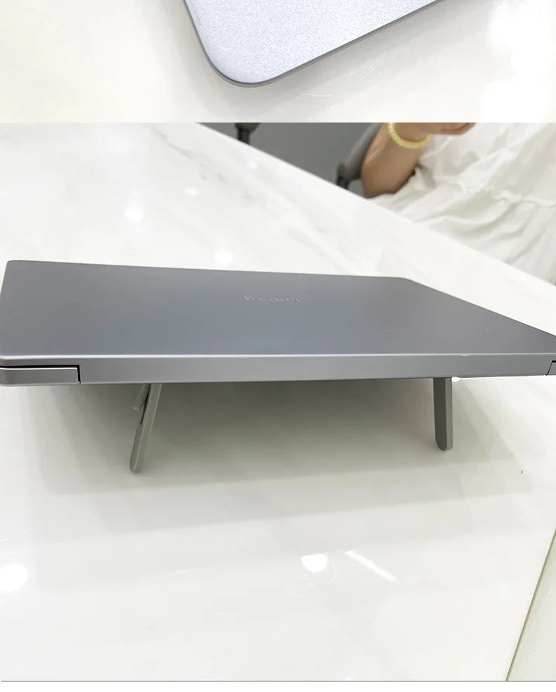 Universal Invisible Laptop Bracket Riser Stand For Macbook Pro 13 15 Air Lenovo Samsung Notebook Cooling Pad Foldable Stands by DarkByteGear