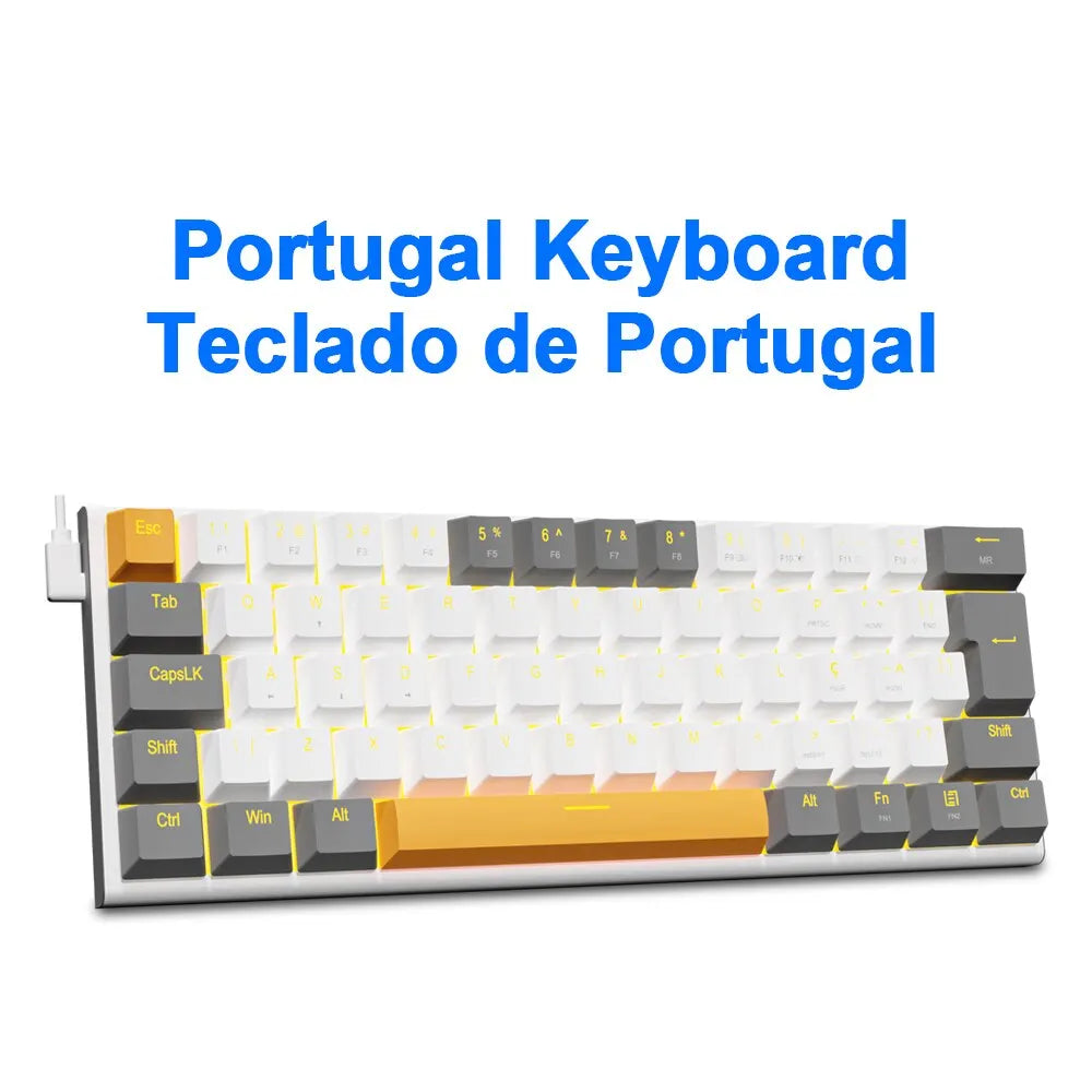 E-YOOSO Z11 USB Mechanical Gaming Wired Keyboard by DarkByteGear