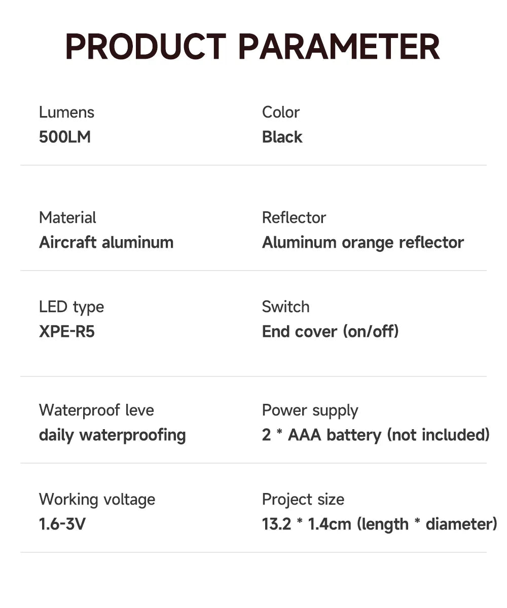 Pen Doctor LED Flashlight Mini 13cm Portable White Light Dentist Nurse Torch Camping Hiking Adventure Out Flashlights by DarkByteGear