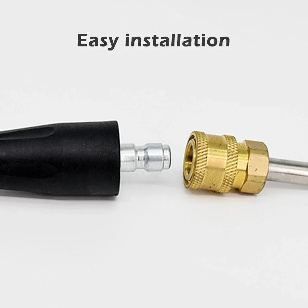 Pressure Washer Turbo Nozzle 2600 PSI 2.0 GPM Rotating Power Washer Tips 1/4-Inch Quick Connect for High Pressure Car Washers by DarkByteGear