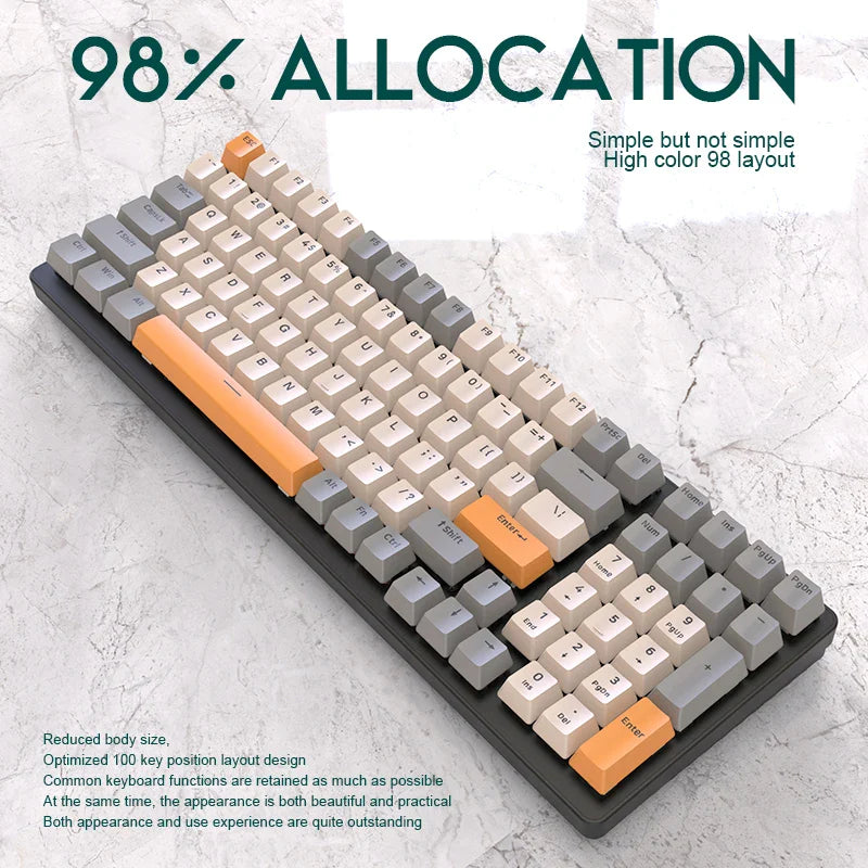 K3 Wired Mechanical Gaming Keyboard Backlight Gamer Keyboard by DarkByteGear