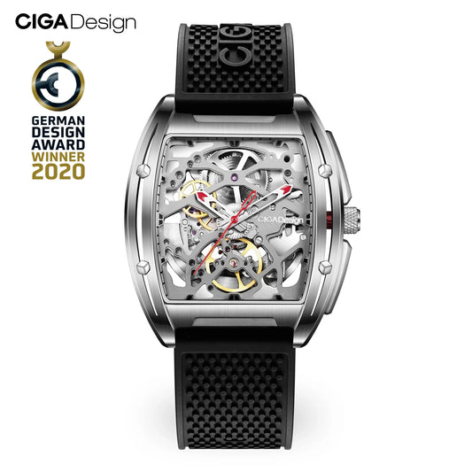 CIGA DESIGN Z Series Skeleton Automatic Mechanical Watch by DarkByteGear