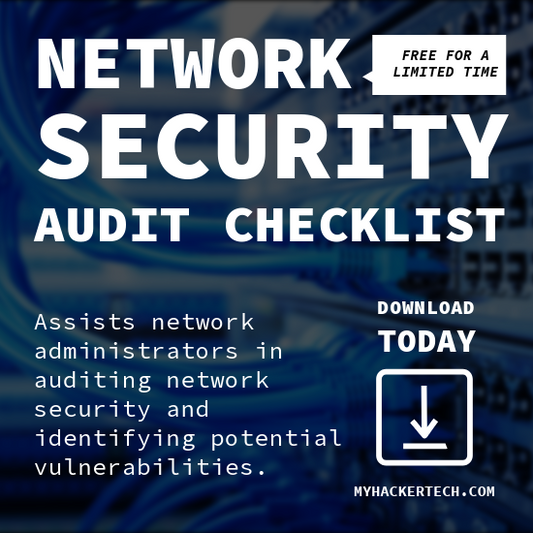 Network Security Audit Checklist by DarkByteGear
