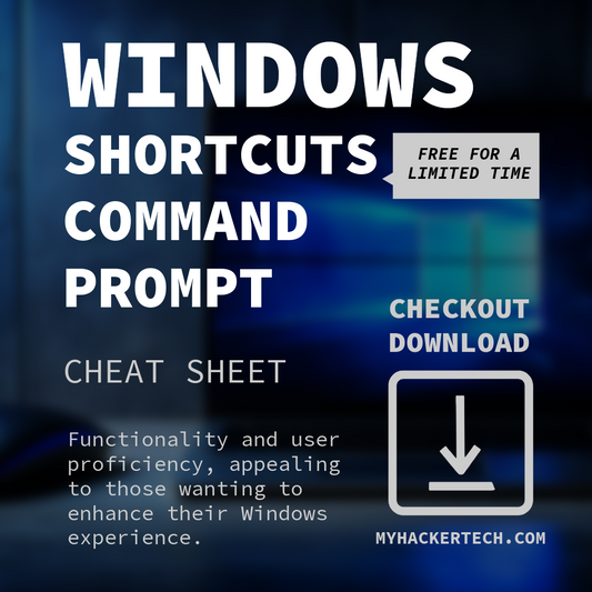 Windows: Essential Shortcuts and Command Prompt for Power Users by DarkByteGear