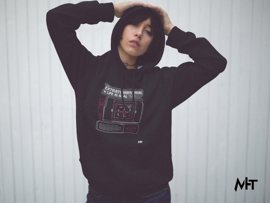 Extraterrestrial life is real - Unisex Hoodie by DarkByteGear