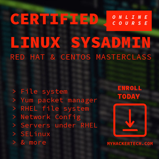 Certified Linux SysAdmin: Red Hat & CentOS Masterclass by DarkByteGear