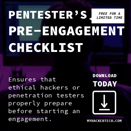 Pentester’s Pre-Engagement Checklist by DarkByteGear