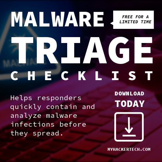 Malware Triage Checklist by DarkByteGear