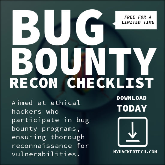 Bug Bounty Recon Checklist by DarkByteGear