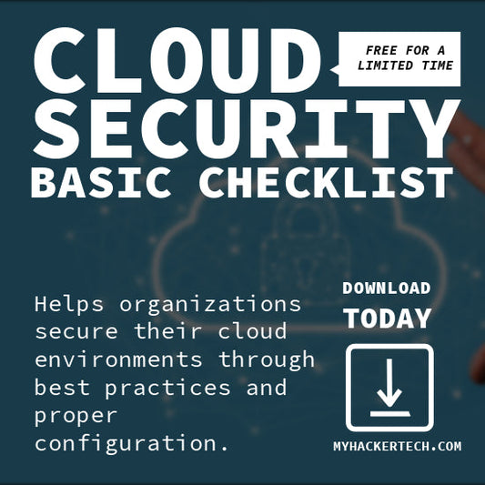Cloud Security Basics Checklist by DarkByteGear