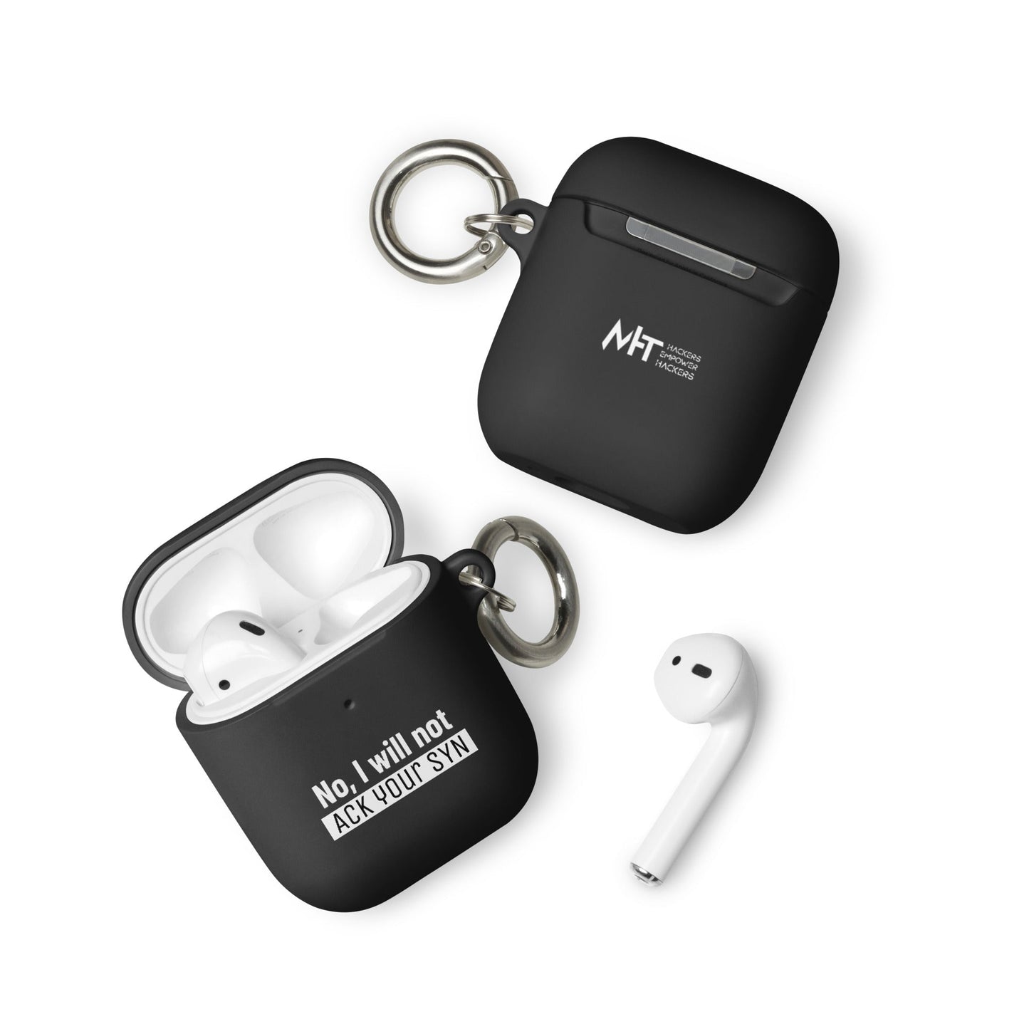 No I will ack your syn - AirPods case by DarkByteGear
