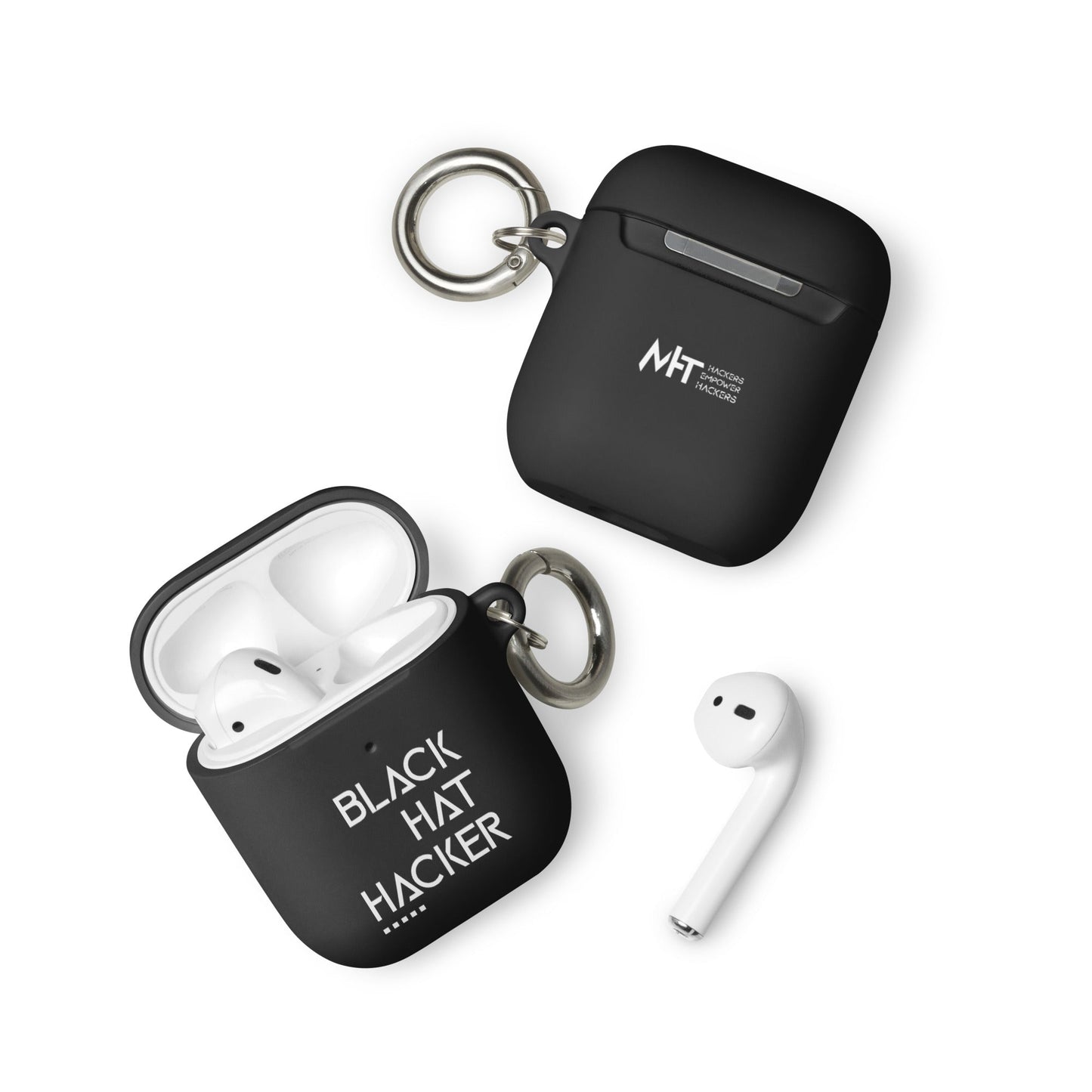 Black Hat hacker v1 - AirPods case by DarkByteGear
