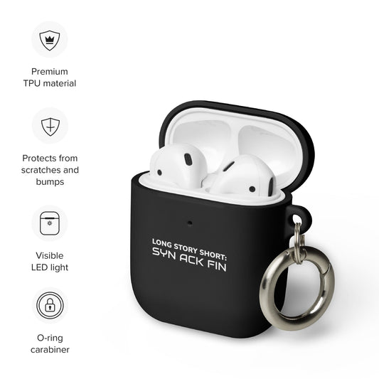 Long story short - Syn Ack Fin - AirPods case by DarkByteGear