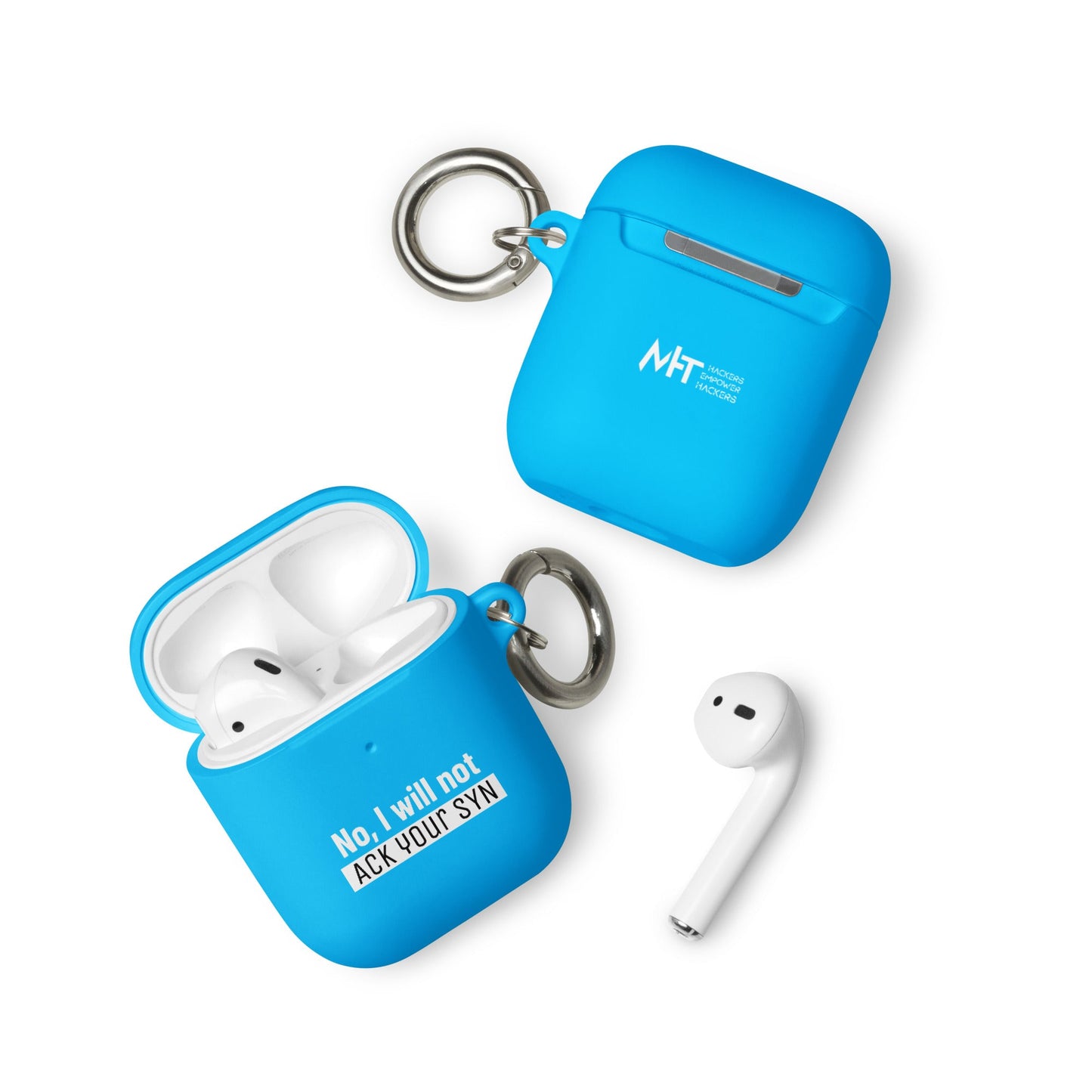 No I will ack your syn - AirPods case by DarkByteGear