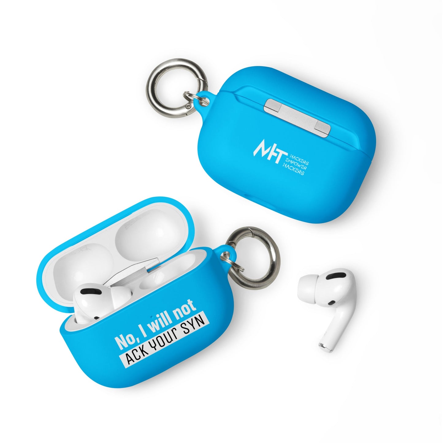 No I will ack your syn - AirPods case by DarkByteGear