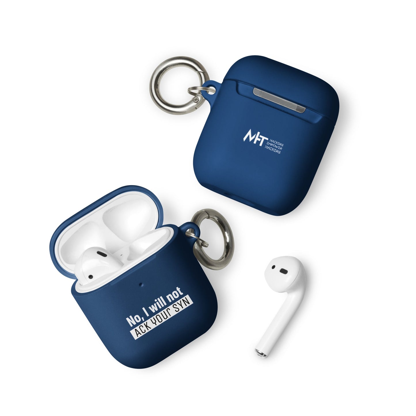 No I will ack your syn - AirPods case by DarkByteGear