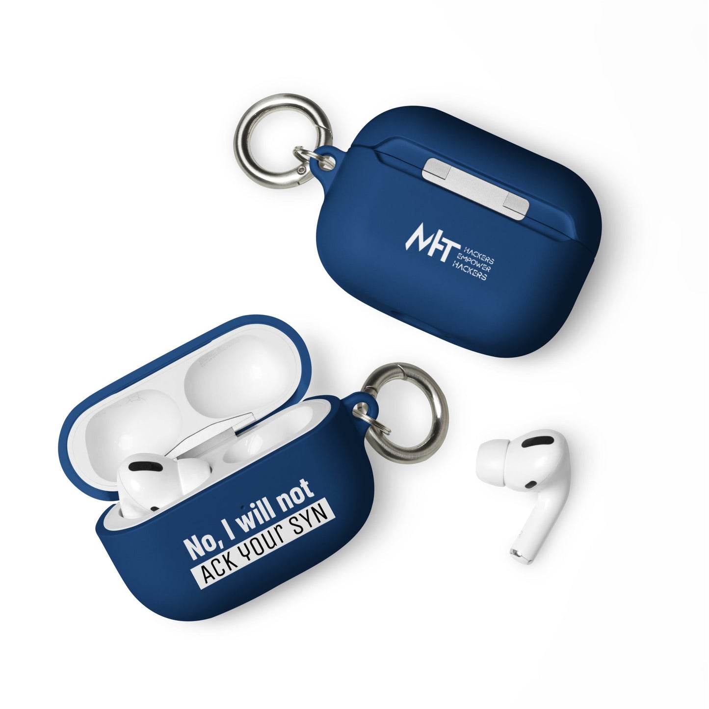 No I will ack your syn - AirPods case by DarkByteGear
