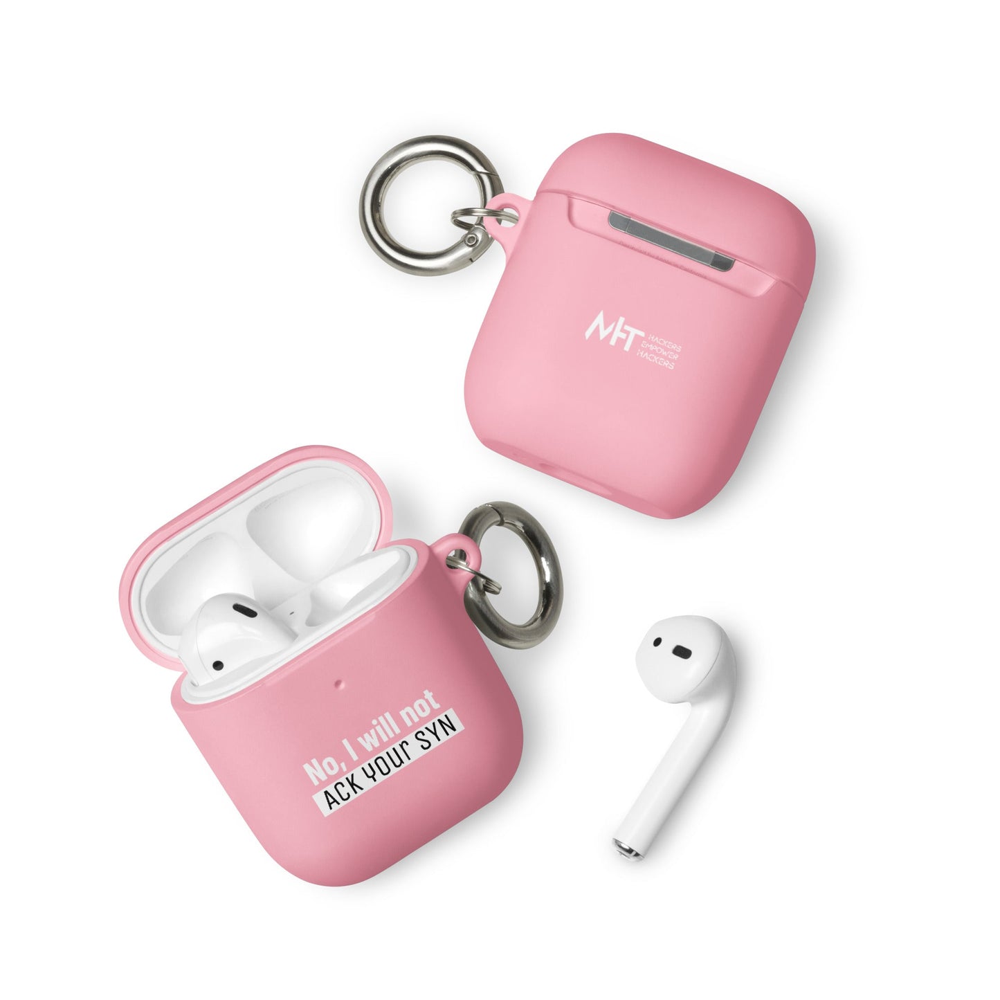 No I will ack your syn - AirPods case by DarkByteGear