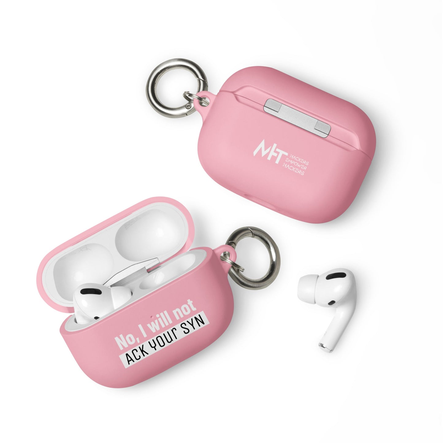 No I will ack your syn - AirPods case by DarkByteGear