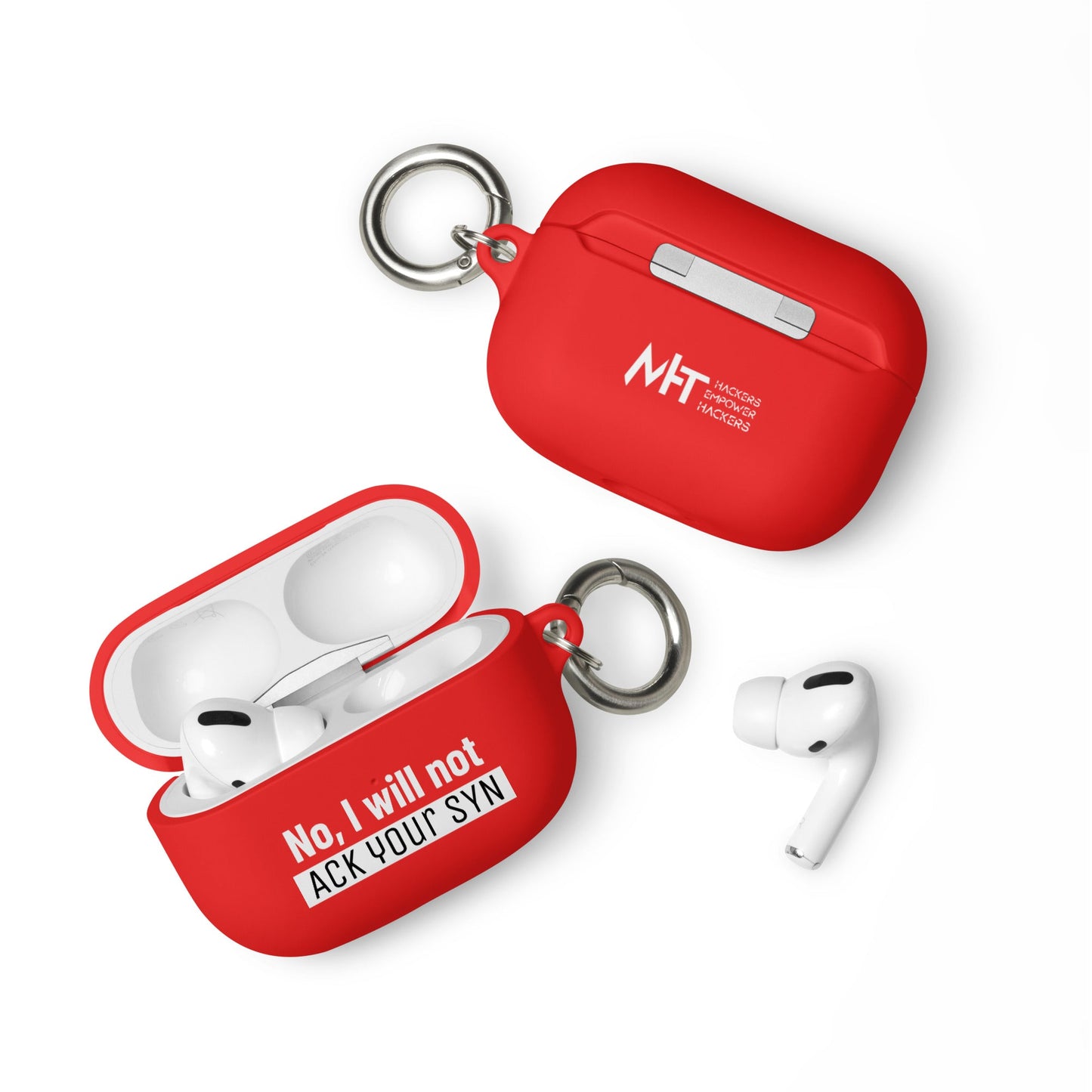 No I will ack your syn - AirPods case by DarkByteGear