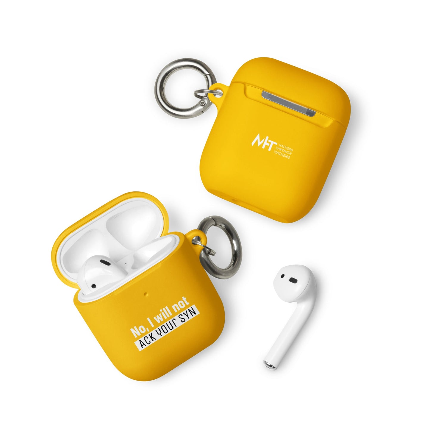 No I will ack your syn - AirPods case by DarkByteGear