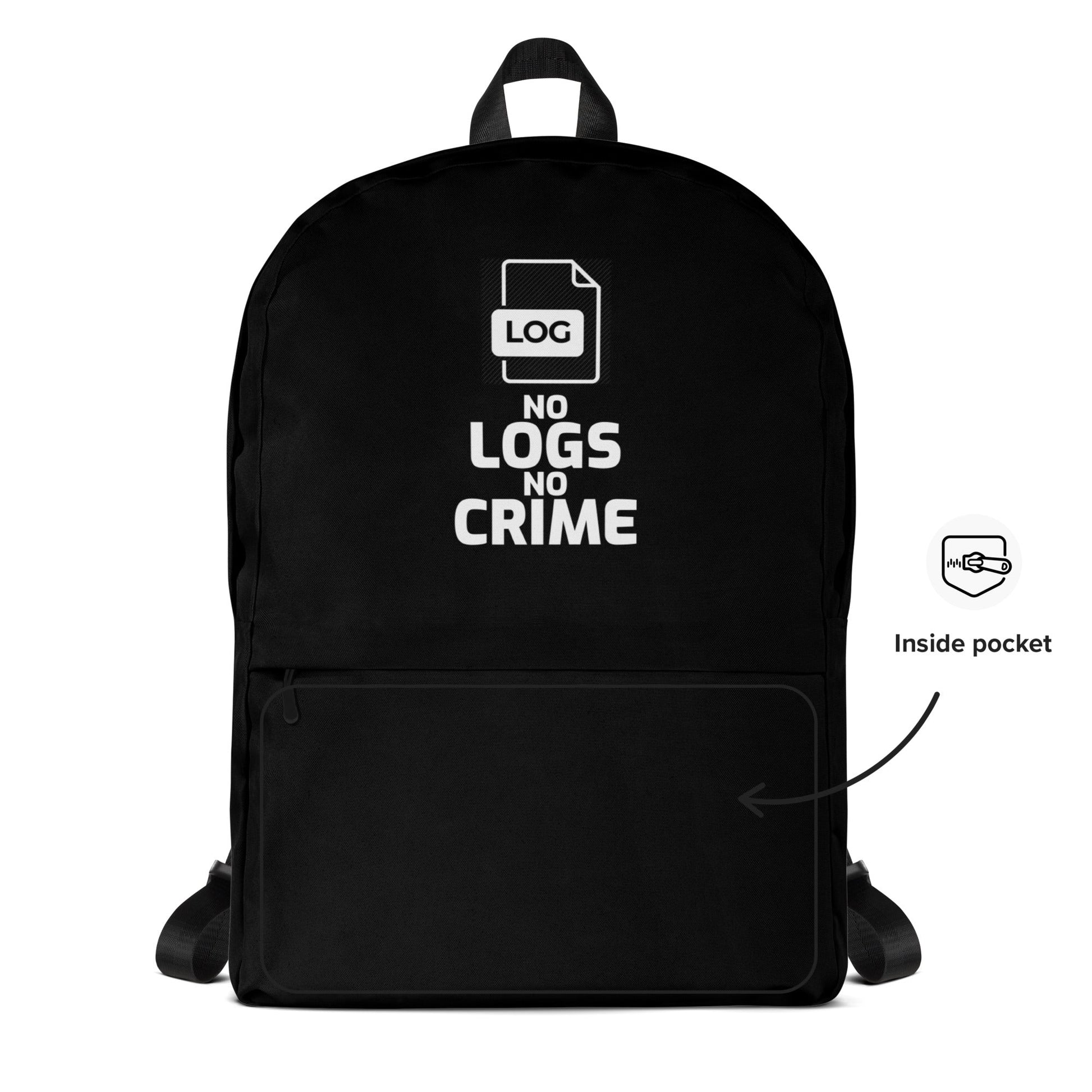 No Logs No Crime - Backpack by DarkByteGear