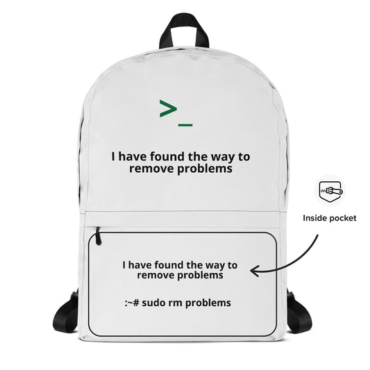 :~# sudo rm problems - Backpack by DarkByteGear
