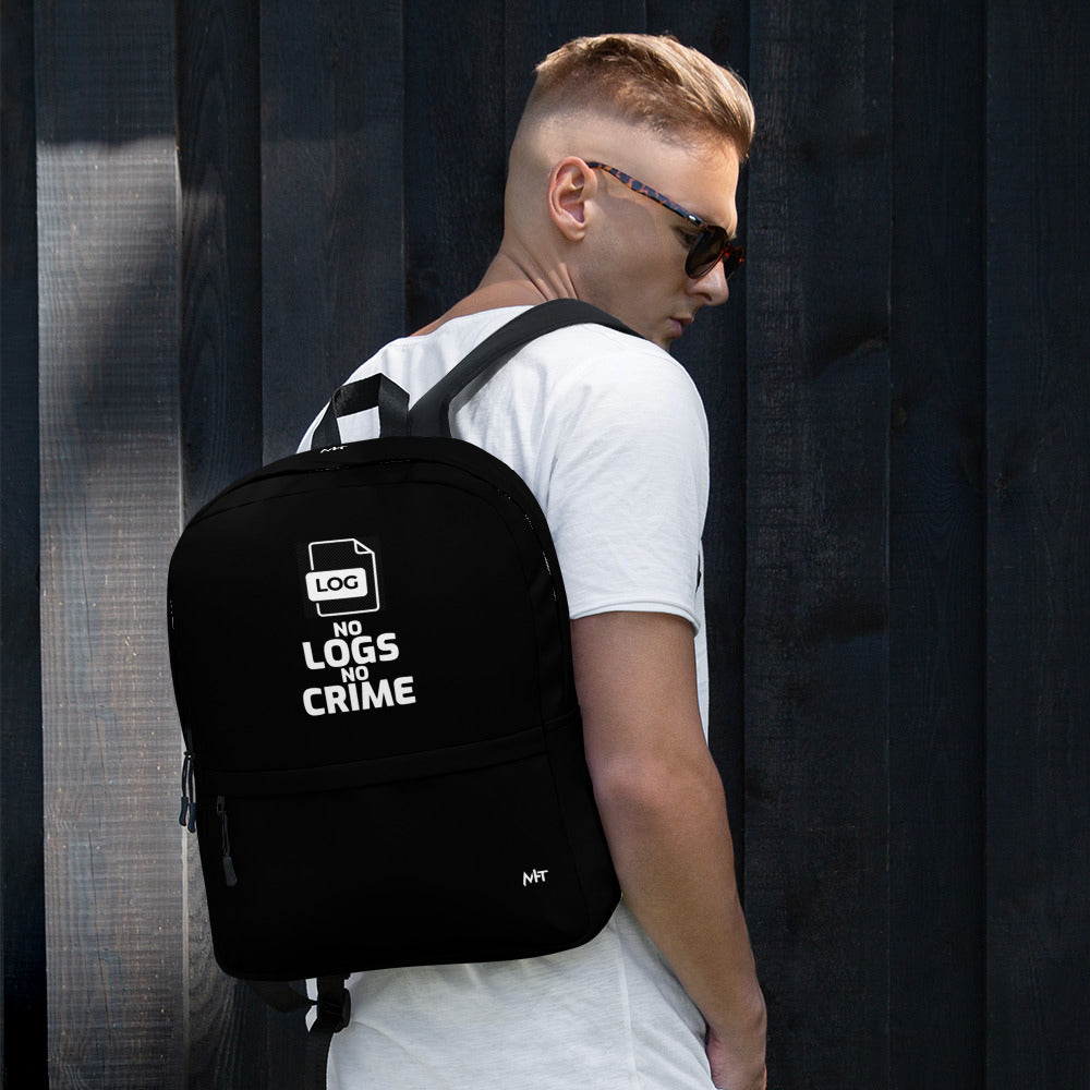 No Logs No Crime - Backpack by DarkByteGear