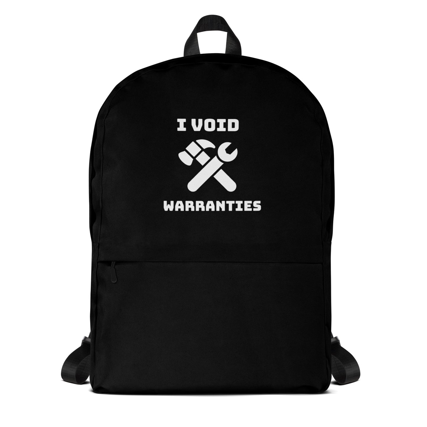 I void warranties - Backpack (black) by DarkByteGear