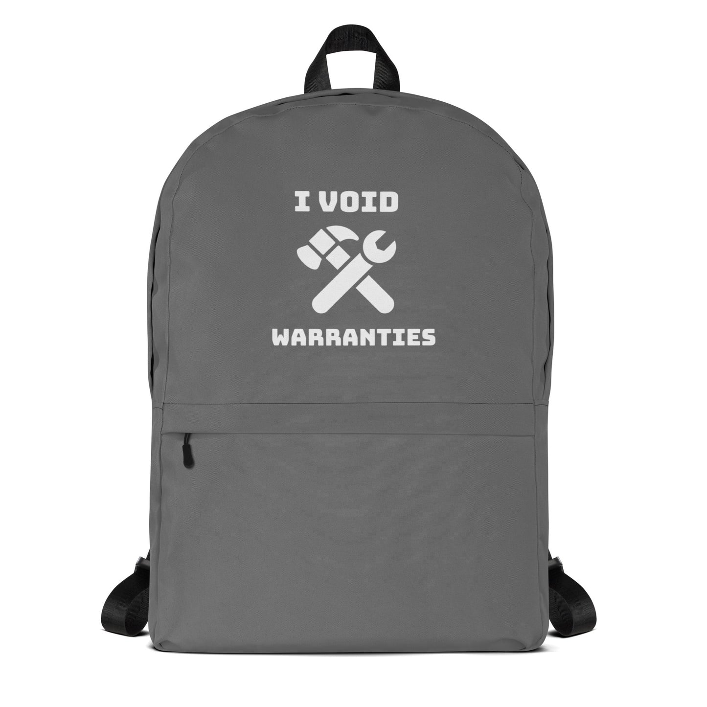 I void warranties - Backpack (grey) by DarkByteGear
