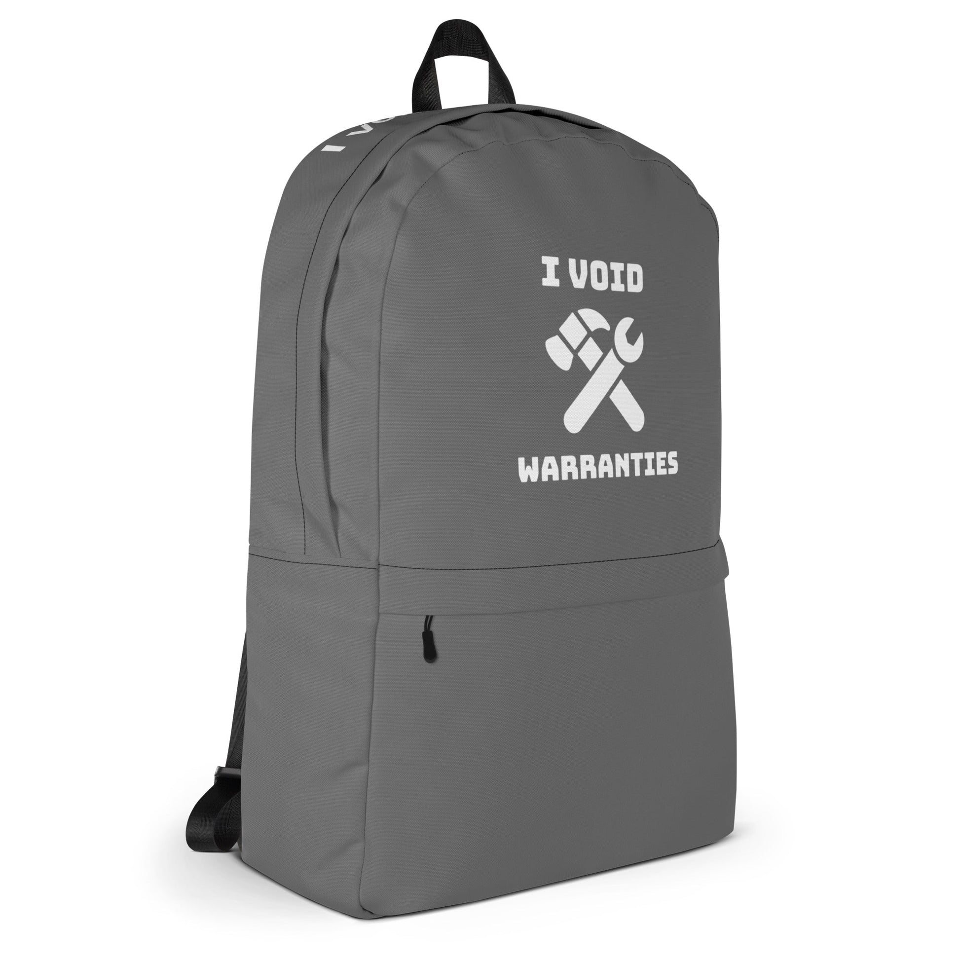 I void warranties - Backpack (grey) by DarkByteGear