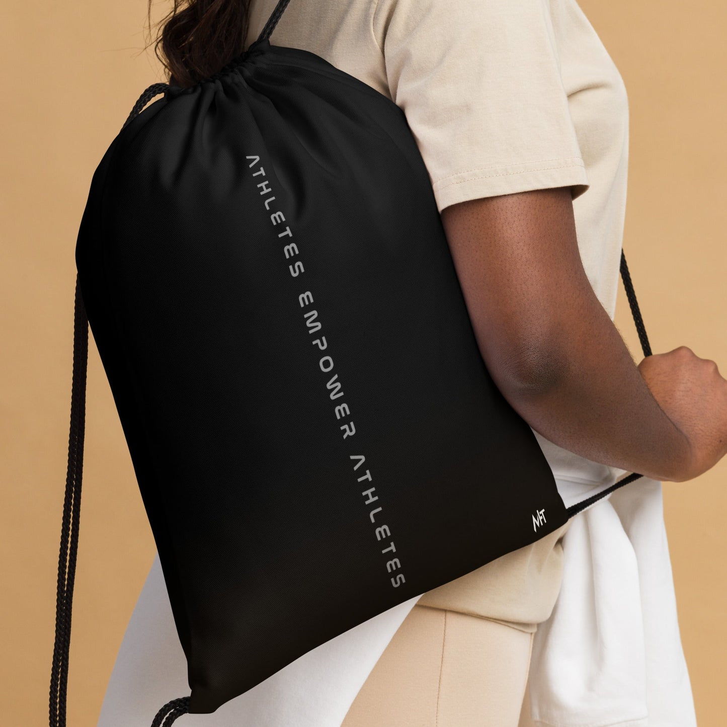 Athletes Empower Athletes - Drawstring bag by DarkByteGear