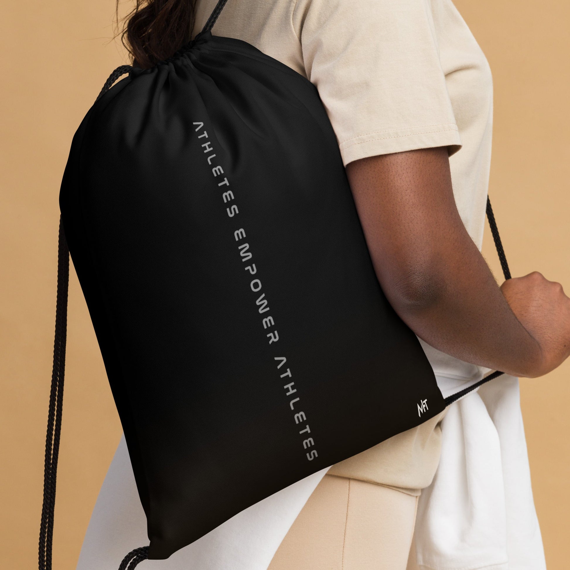 Athletes Empower Athletes - Drawstring bag by DarkByteGear