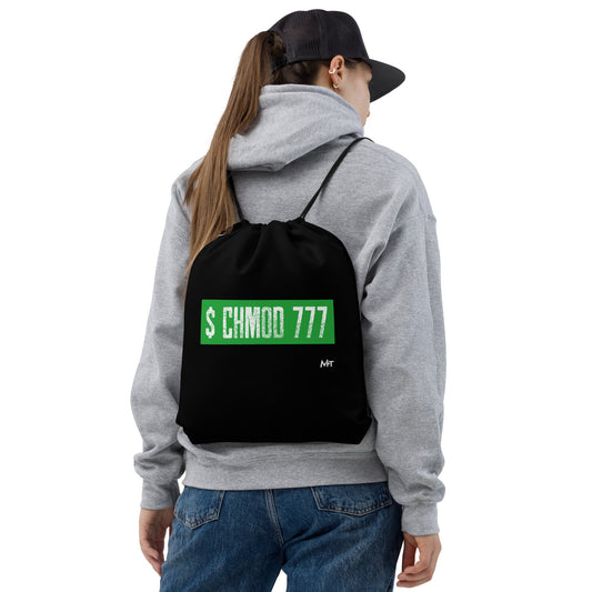 Chmod 777 - Drawstring bag by DarkByteGear