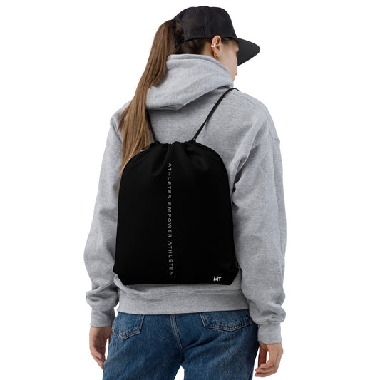 Athletes Empower Athletes - Drawstring bag by DarkByteGear